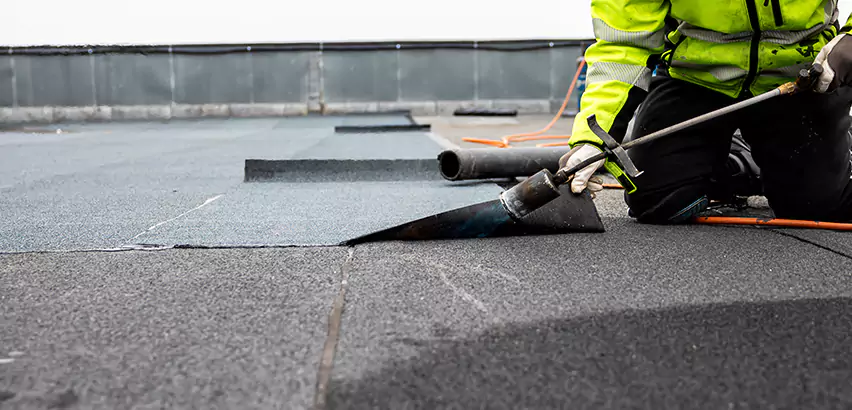 Residential Flat Roof Repair in Elk Grove Village
