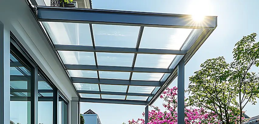 Glass Patio Roof Installation in Elk Grove Village