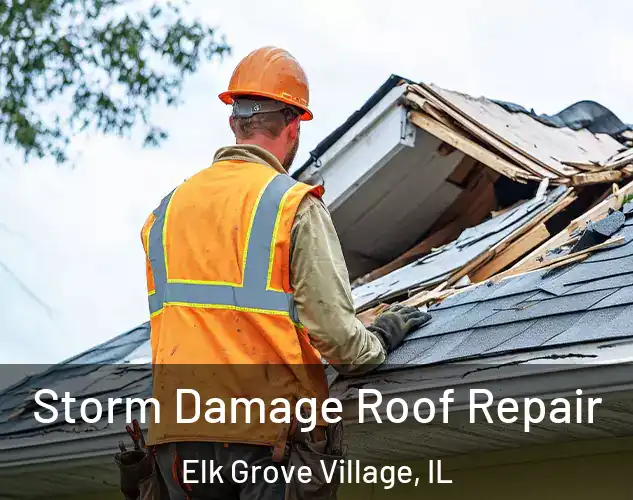  Storm Damage Roof Repair Elk Grove Village, IL